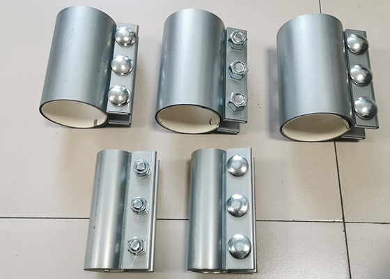 وصلات مواسير معدنية فولاذية مجلفنة شديدة التحمل 4 بوصة في تطبيقات الضغط المنخفض