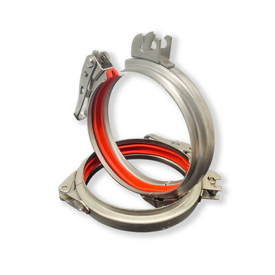 SUS304 مشبك الأنابيب سريع الإفراج قفل سريع حلقة قناة طبل قفل حلقة مشابك