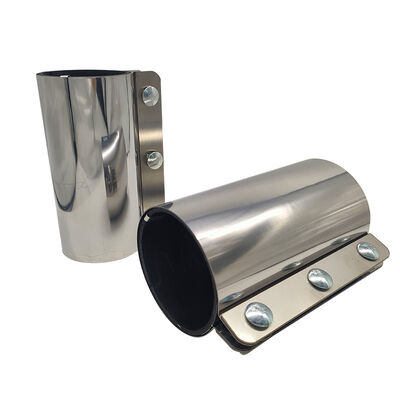 مشابك أنابيب من الفولاذ المقاوم للصدأ 430 وصلة أنابيب معدنية مع وصلة حشية SBR