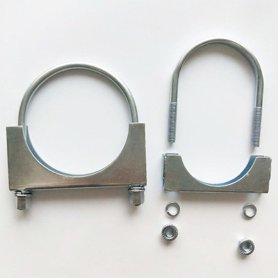 OEM ODM 2.5inch U Bolt Pipe Clamp قطع غيار السيارات كاتم صوت خرطوم هوب