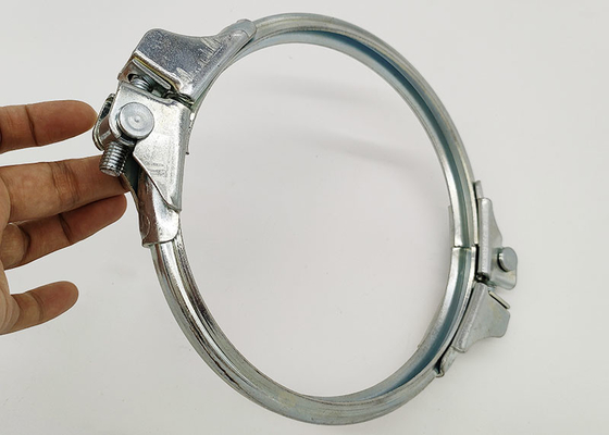 150mm جولة الكربون الصلب V الأخدود المشبك مع حلقة الختم المستقلة الترباس