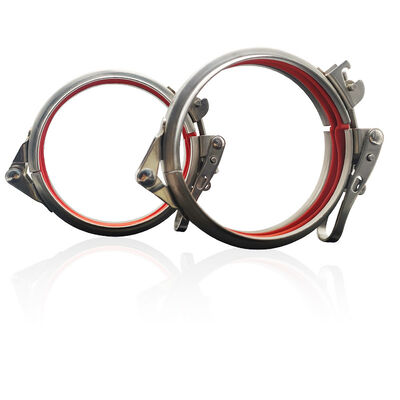 مشبك خرطوم الربيع مشبك خرطوم الأنابيب القابل للتعديل الإفراج السريع مشبك القناة المستديرة حلقة القفل السريع