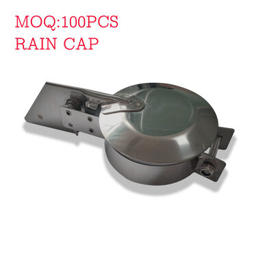 Stainless Steel 304 Muffler Caps Exhaust Auto Spare Parts 4 Inch  Exhaust Rain Caps